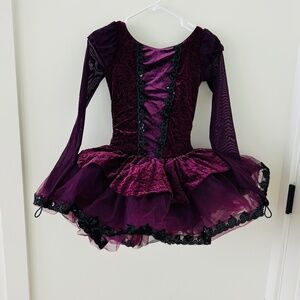 Weissman SPIRIT NIGHT Purple Costume Tutu 16326 Size Medium MA 8/10